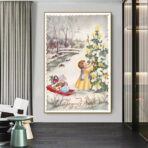 vintage weihnachtsplakat 1