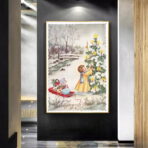 vintage weihnachtsplakat 1