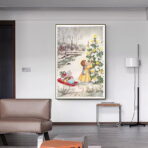 vintage weihnachtsplakat 1