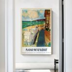 vintage poster normandie