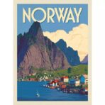 vintage poster norwegen