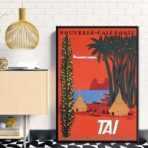 vintage poster neukaledonien