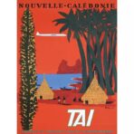 vintage poster neukaledonien