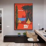 vintage poster neukaledonien