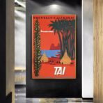 vintage poster neukaledonien