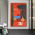 vintage poster neukaledonien