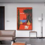 vintage poster neukaledonien