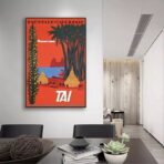 vintage poster neukaledonien