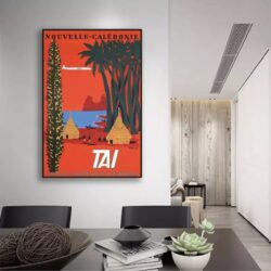 vintage poster neukaledonien