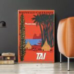 vintage poster neukaledonien