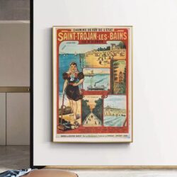 vintage oleron poster 1