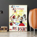 vintage poster baskenland