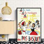 vintage poster baskenland
