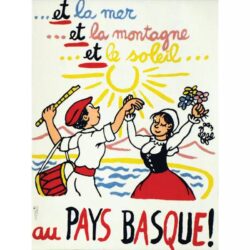 vintage poster baskenland