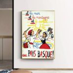 vintage poster baskenland