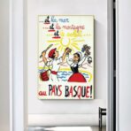 vintage poster baskenland