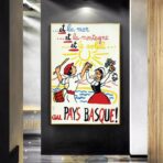 vintage poster baskenland