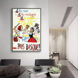 vintage poster baskenland