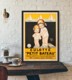 vintage kleinboot poster
