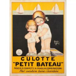 vintage kleinboot poster