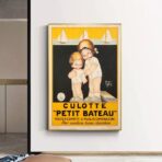 vintage kleinboot poster
