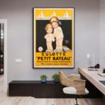 vintage kleinboot poster