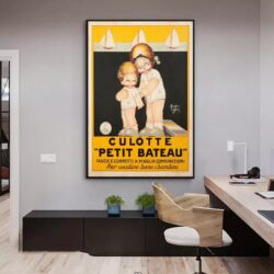 vintage kleinboot poster