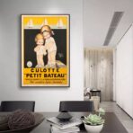 vintage kleinboot poster