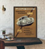 vintage porsche poster 2