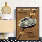 vintage porsche poster 2