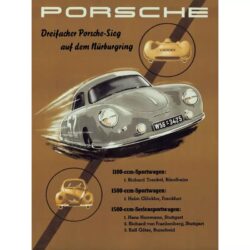 vintage porsche poster 2
