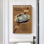 vintage porsche poster 2