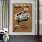 vintage porsche poster 2