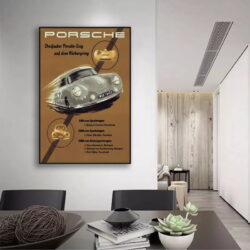 vintage porsche poster 2