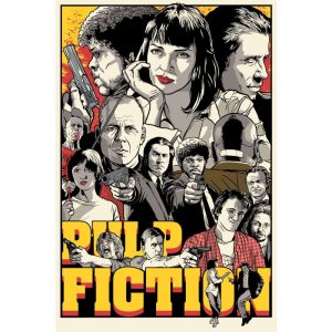 vintage pulp fiction poster 2