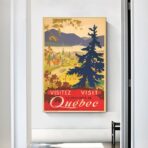 vintage poster quebec 1