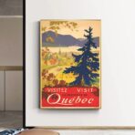 vintage poster quebec 1