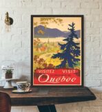vintage poster quebec 1