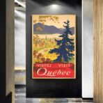 vintage poster quebec 1