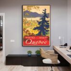 vintage poster quebec 1