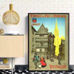 poster vintage quimper 1