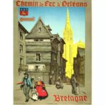 poster vintage quimper 1