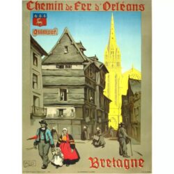 poster vintage quimper 1