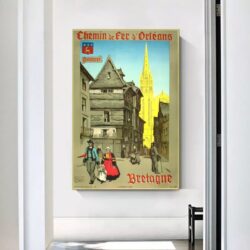 poster vintage quimper 1