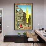 poster vintage quimper 1