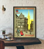 poster vintage quimper 1