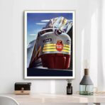 vintage eisenbahnplakat