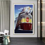 vintage eisenbahnplakat