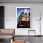 vintage eisenbahnplakat