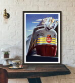 vintage eisenbahnplakat